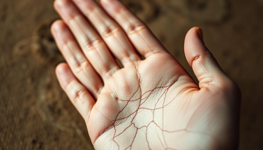 linie na dłoni