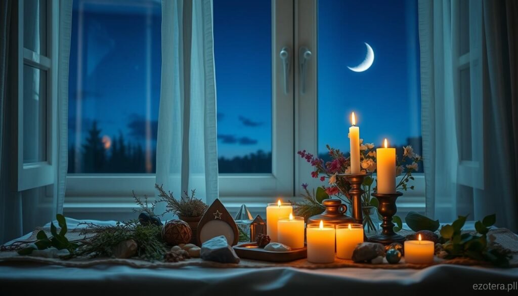 przygotowanie do rytuału nowiu