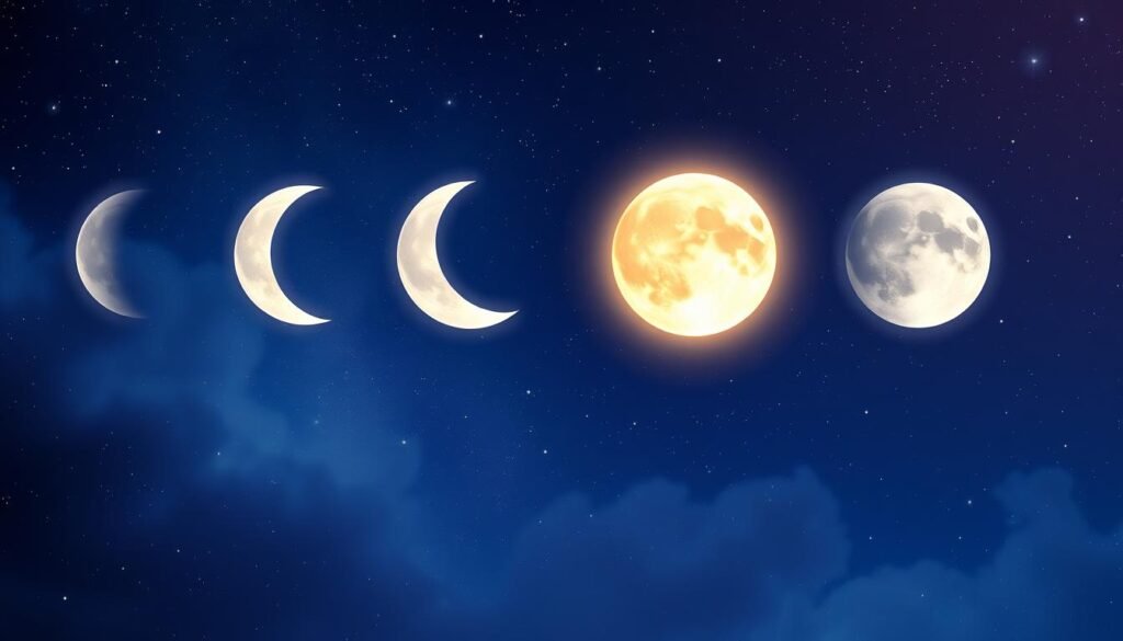 fazy księżyca w wróżbach