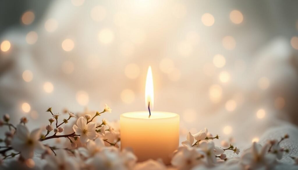 biała świeca w magii