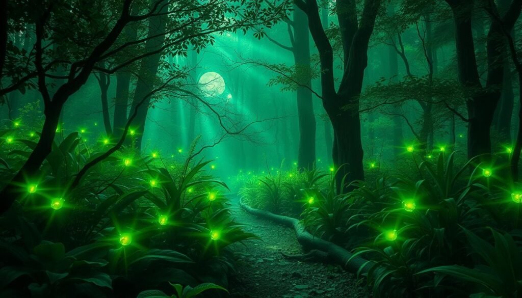 zielony kolor w magii