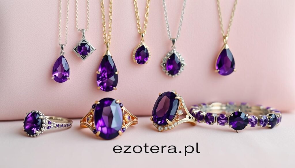 Biżuteria z ametystem Biżuteria z ametystem