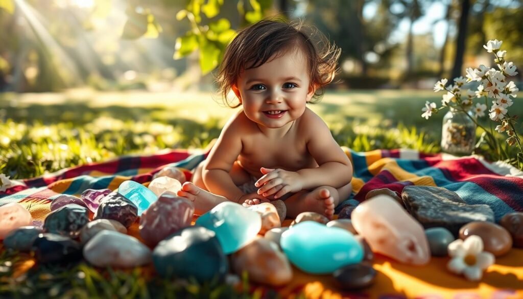 poprawa samopoczucia dziecka poprzez kamienie