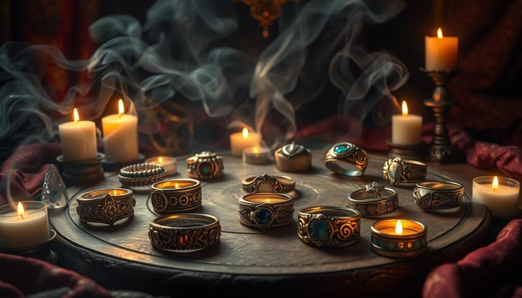 symbolika pierścieni w tradycyjnym wróżbiarstwie