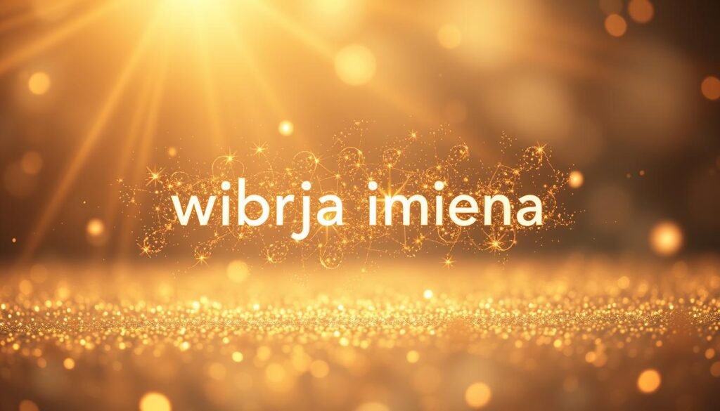 wibracja imienia wibracja imienia