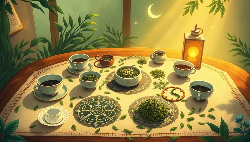 historia wróżb z herbaty