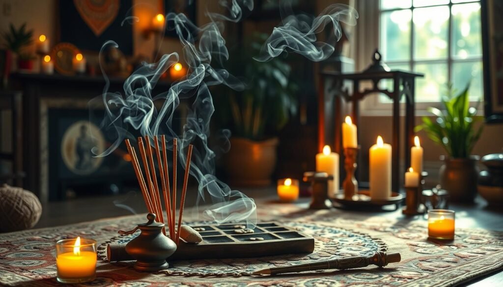 kadzidła w ceremoniach oczyszczających