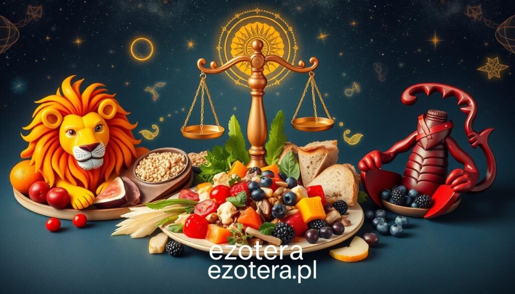 lew panna waga skorpion nawyki żywieniowe