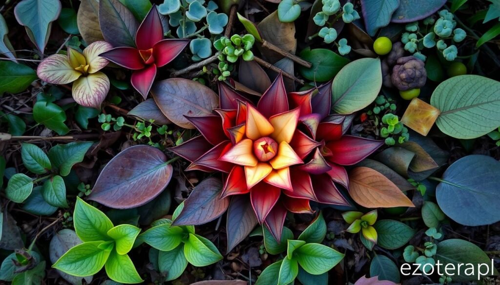 wróżby z liści roślin