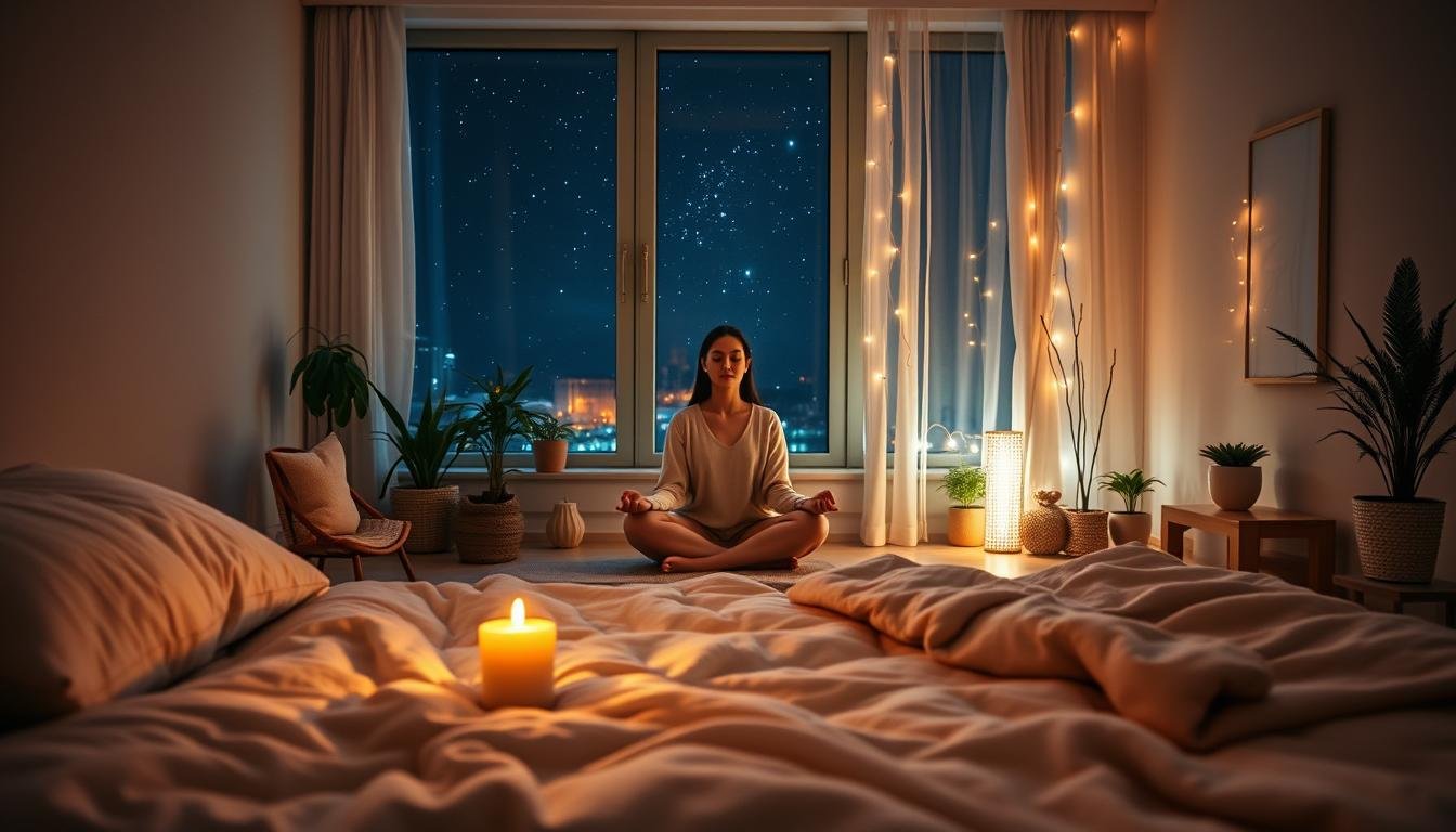 rytuał na spokojny sen