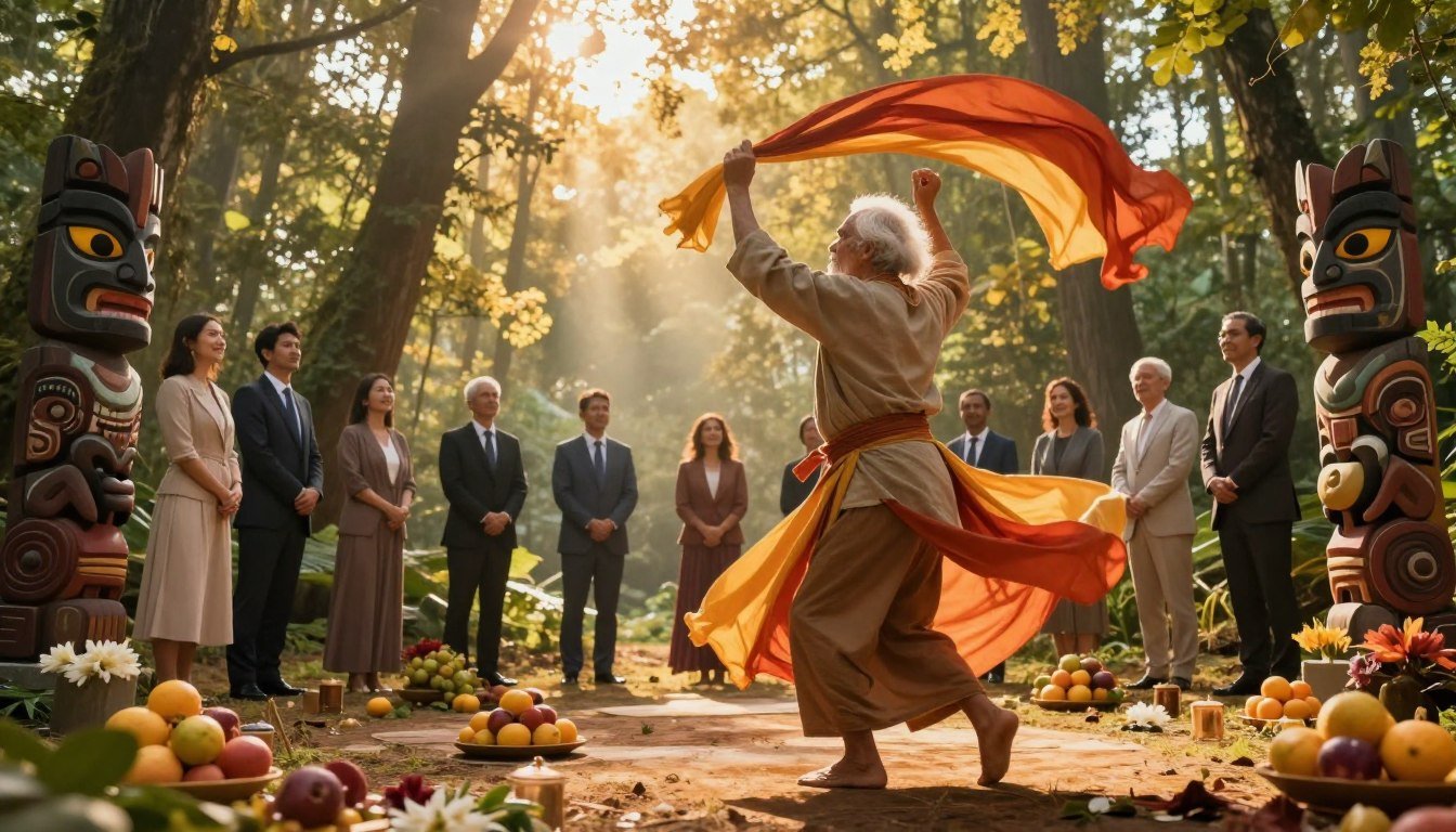 obrzędy sprowadzające szczęście i władzę